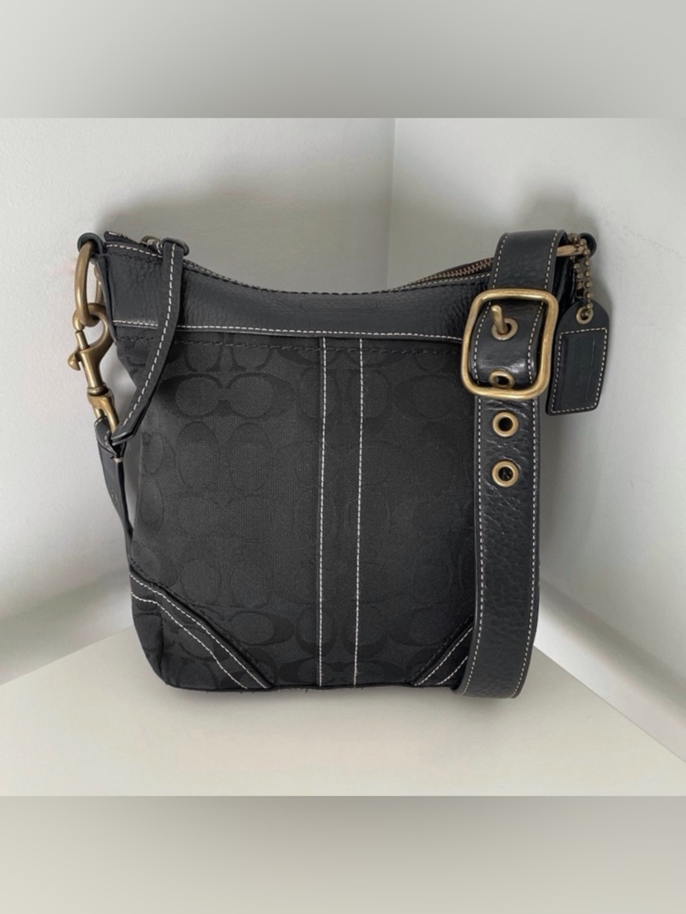 Coach Signature Medium Crossbody Bag | Y2k